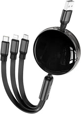 Hoco X78-3-in-1 Easy Pull Storage Charging Cable